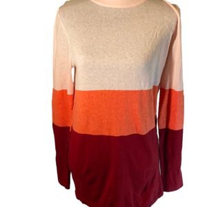 Promesa long sleeve color block sweater small sweater. NWOT